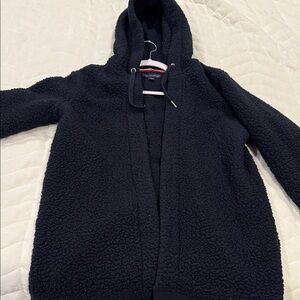 Tommy Hilfiger Navy Sherpa Hoodie